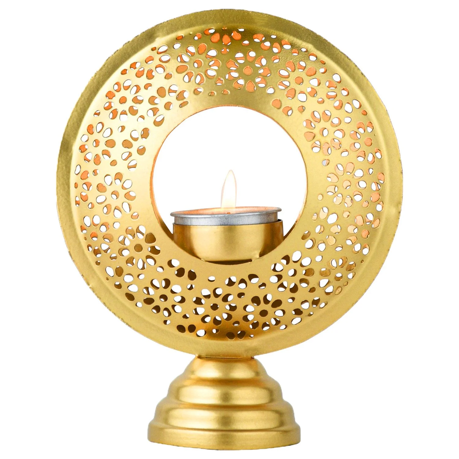 MARRAKESCH ORIENT & MEDITERRAN INTERIOR – Teelichthalter „Amif“ 16 cm