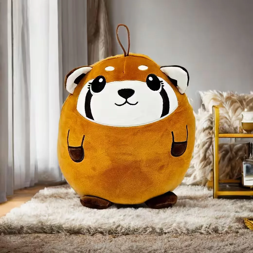 SOMA Kuscheltier Roter Panda Plüschtier Kissen 20 cm Kinder Kawaii