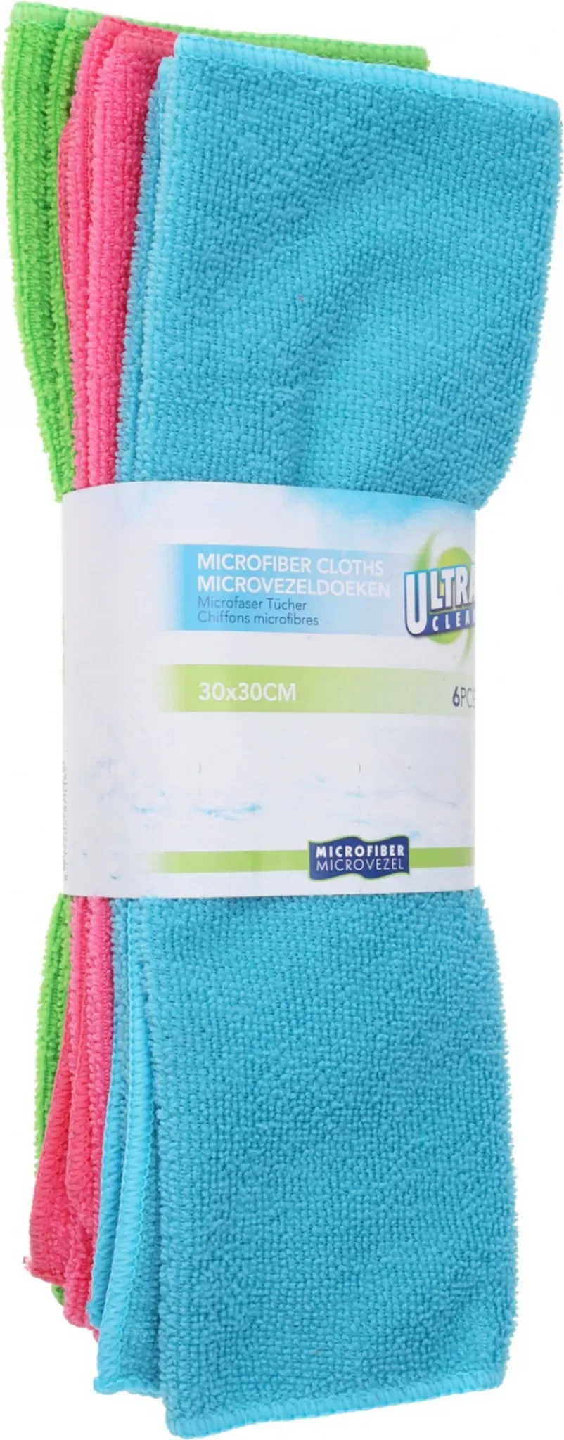 Excellent Houseware – 6er Set Mikrofaser-Küchentücher, 30×30 cm