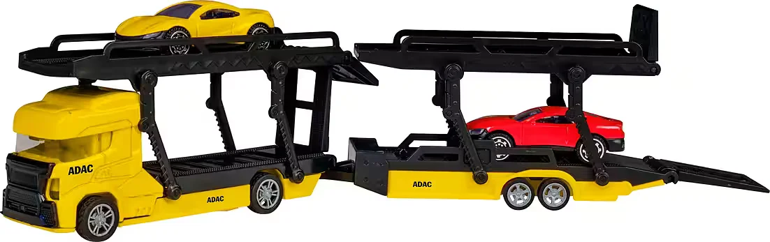 HAPPY PEOPLE Spielzeug-Transporter ADAC Die Cast mit 2 Fahrzeugen