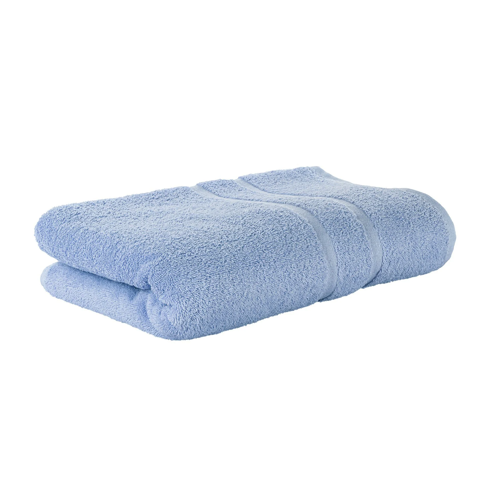 STICKANDSHINE Frottee-Handtücher · Hellblau · 100% Baumwolle · 500 g/m²