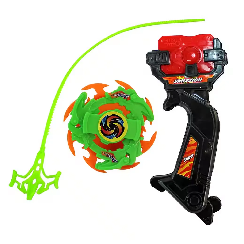 B&G INTERNATIONAL Kampfkreisel Spielfigur Spiel Set mit Griff 1-tlg