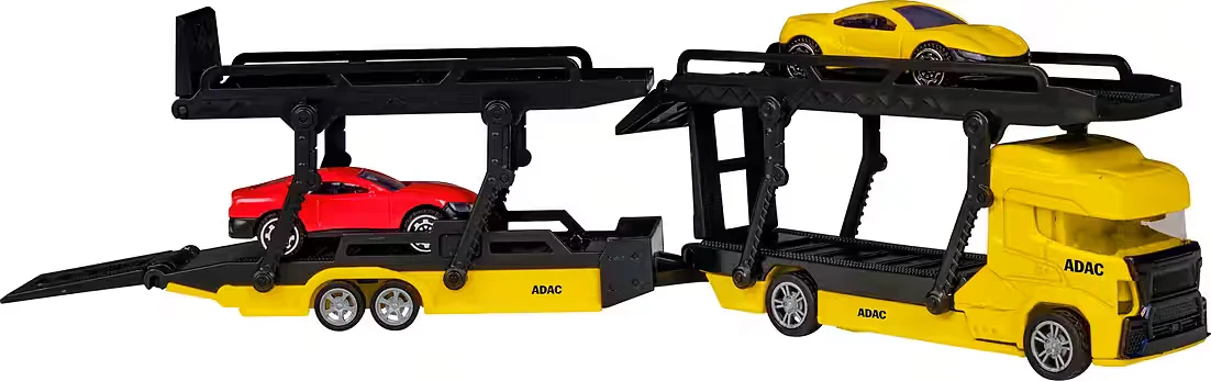 HAPPY PEOPLE Spielzeug-Transporter ADAC Die Cast mit 2 Fahrzeugen
