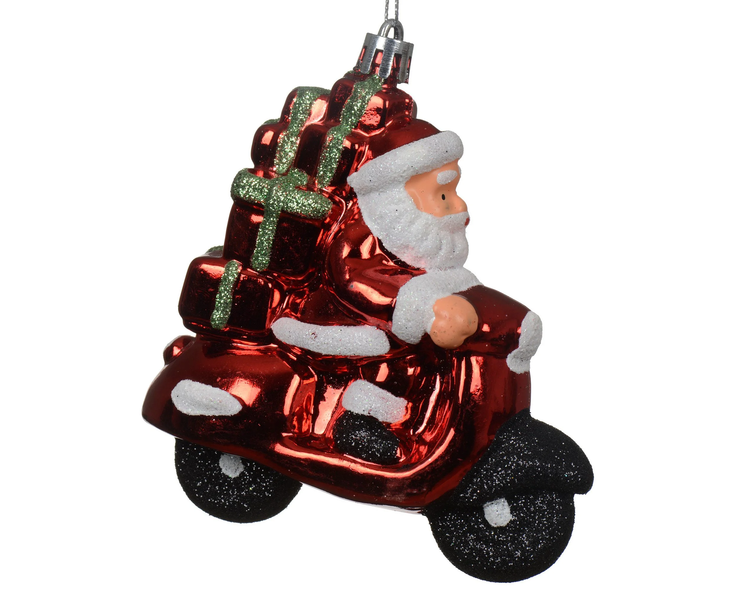 KAEMINGK – Christbaumschmuck „Weihnachtsmann auf Roller“