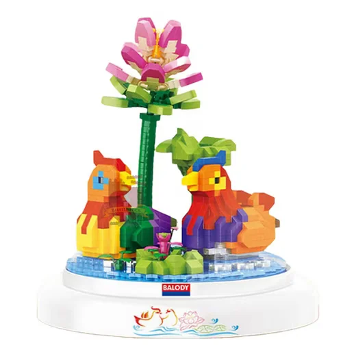 BALODY 18409 Vögel Klemmbausteine Set für Kinder und Erwachsene