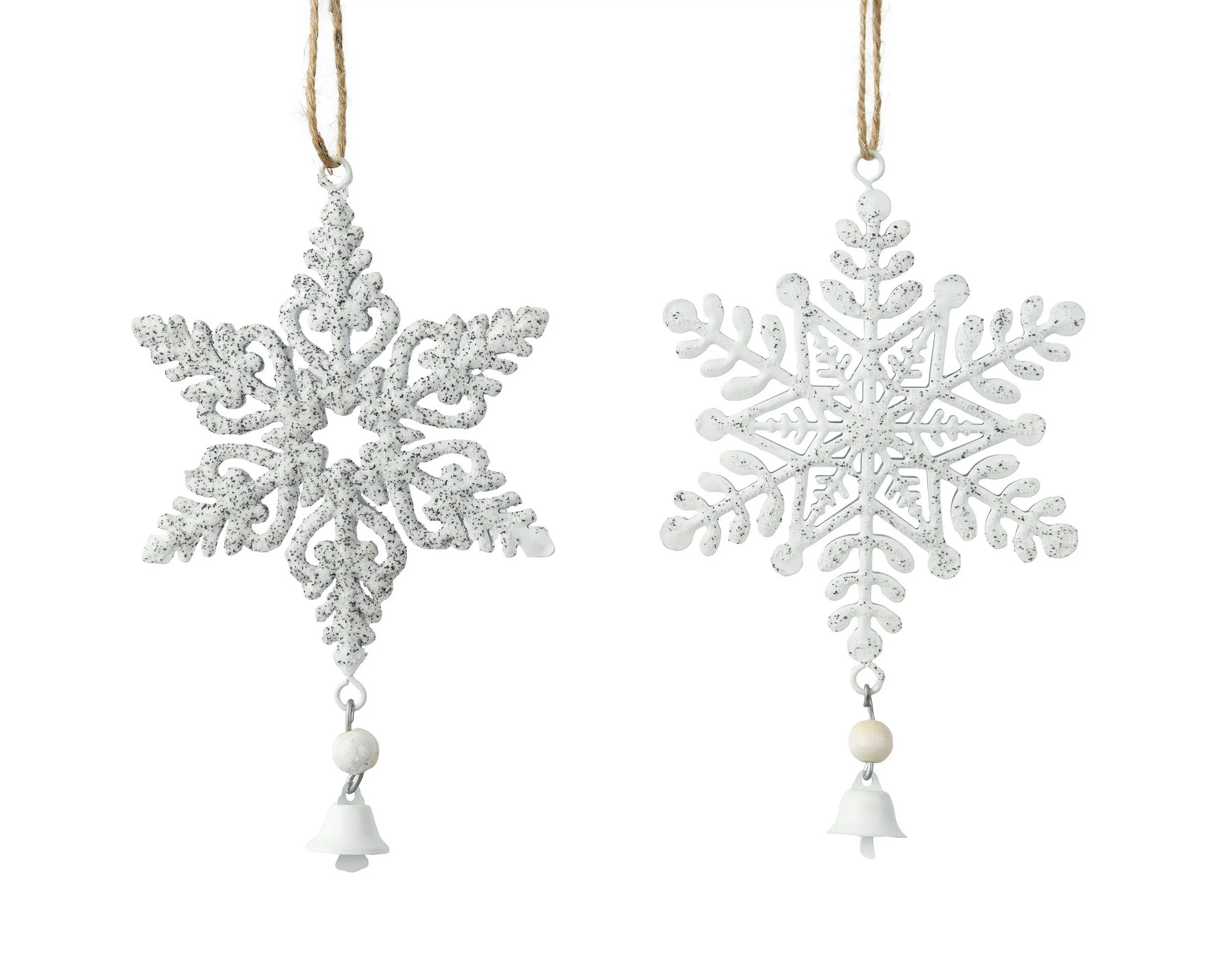 KAEMINGK – Christbaumschmuck „Schneeflocke mit Glöckchen“