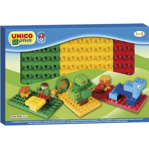 ANDRONI Unico Plus Basisplatten Konstruktionsspielsteine Bausteine