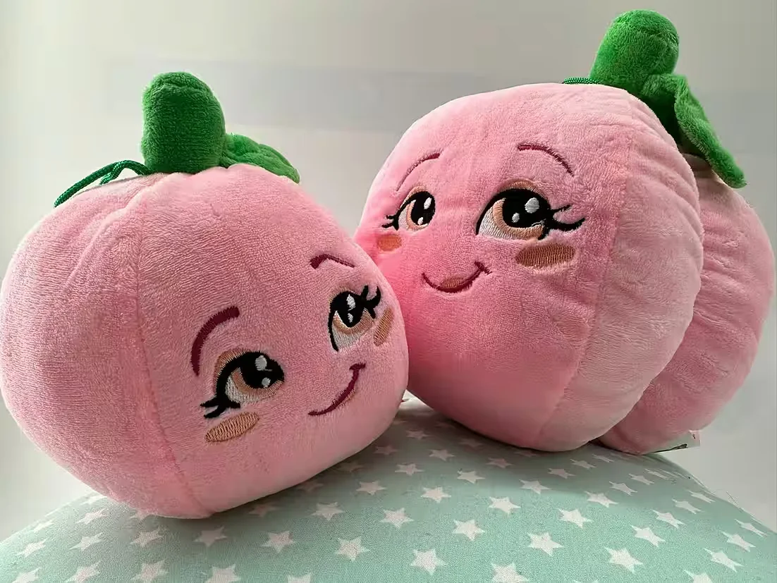 SOMA Kuscheltier Boba Pfirsich Plüschtier Stofftier 14 cm für Kinder