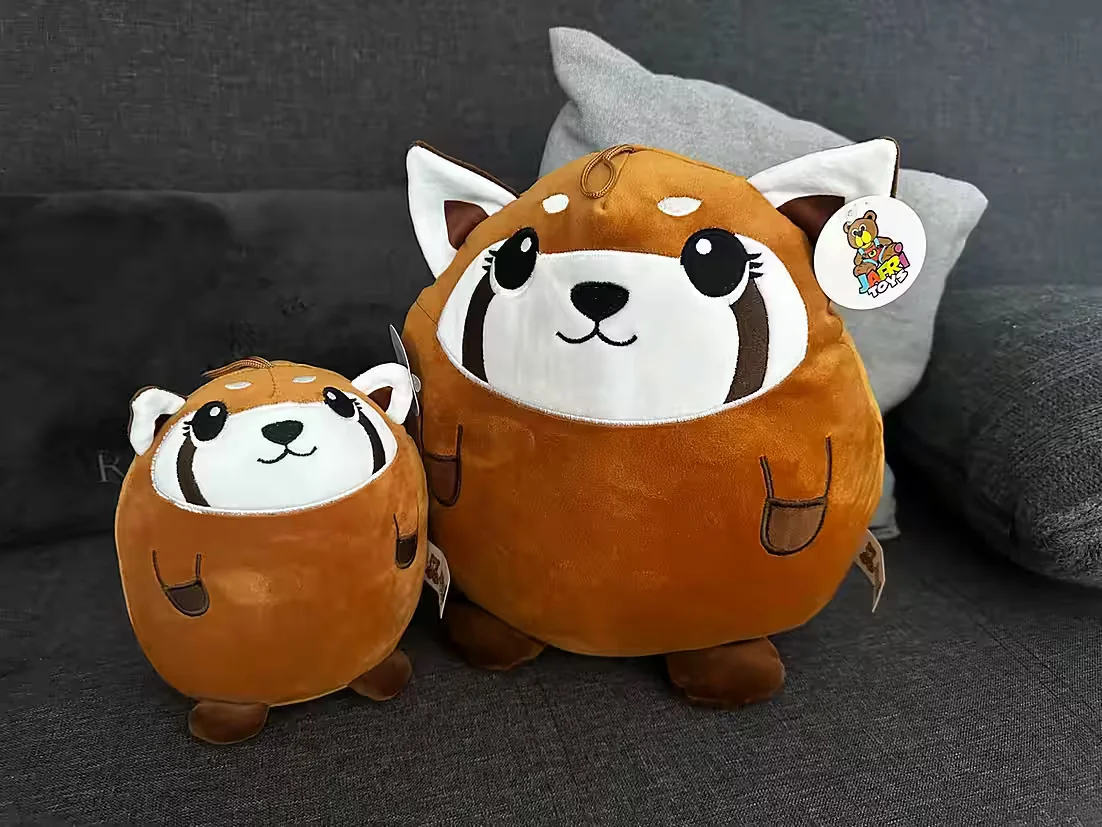 SOMA Kuscheltier Roter Panda Plüschtier Kissen 20 cm Kinder Kawaii