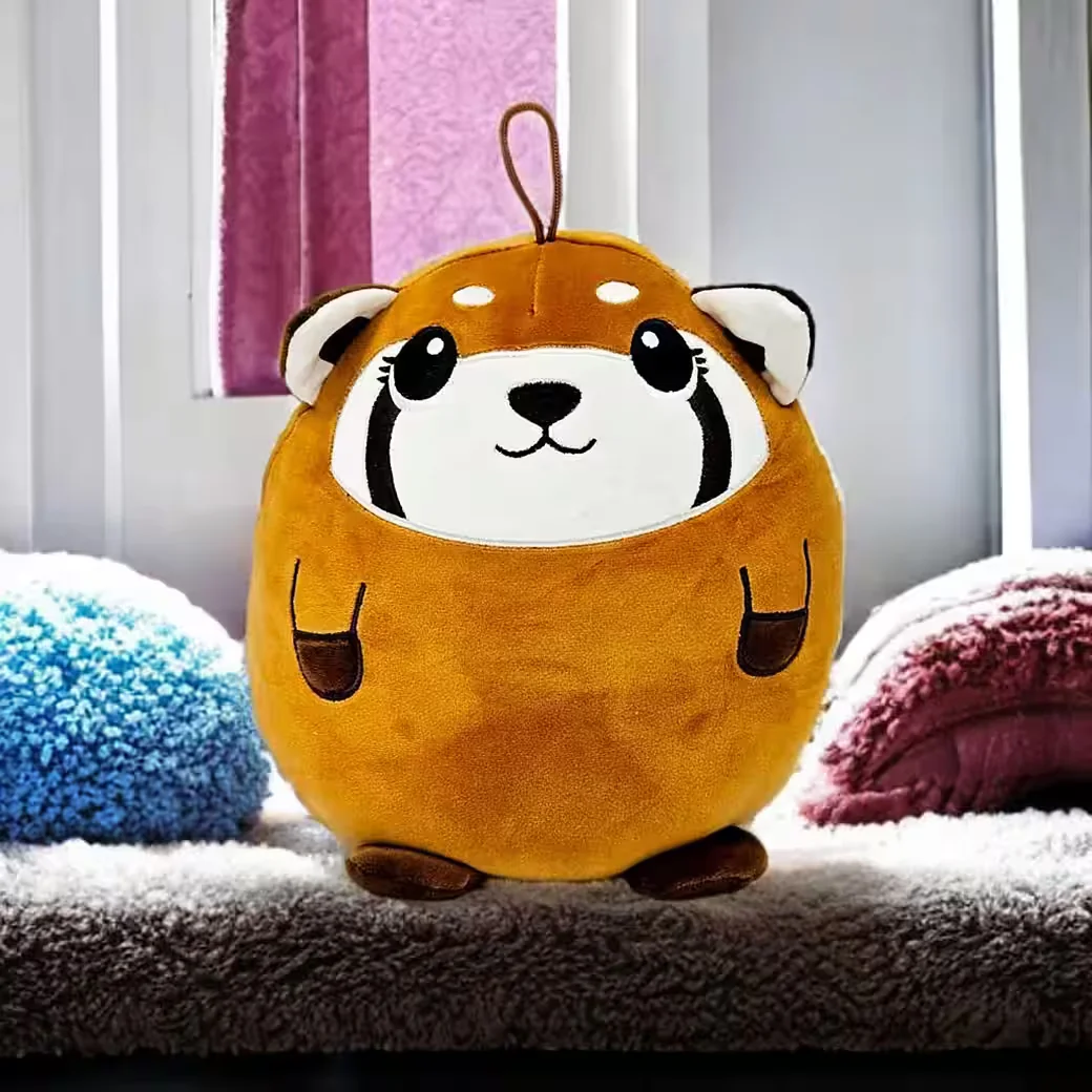 SOMA Kuscheltier Roter Panda Plüschtier Kissen 20 cm Kinder Kawaii