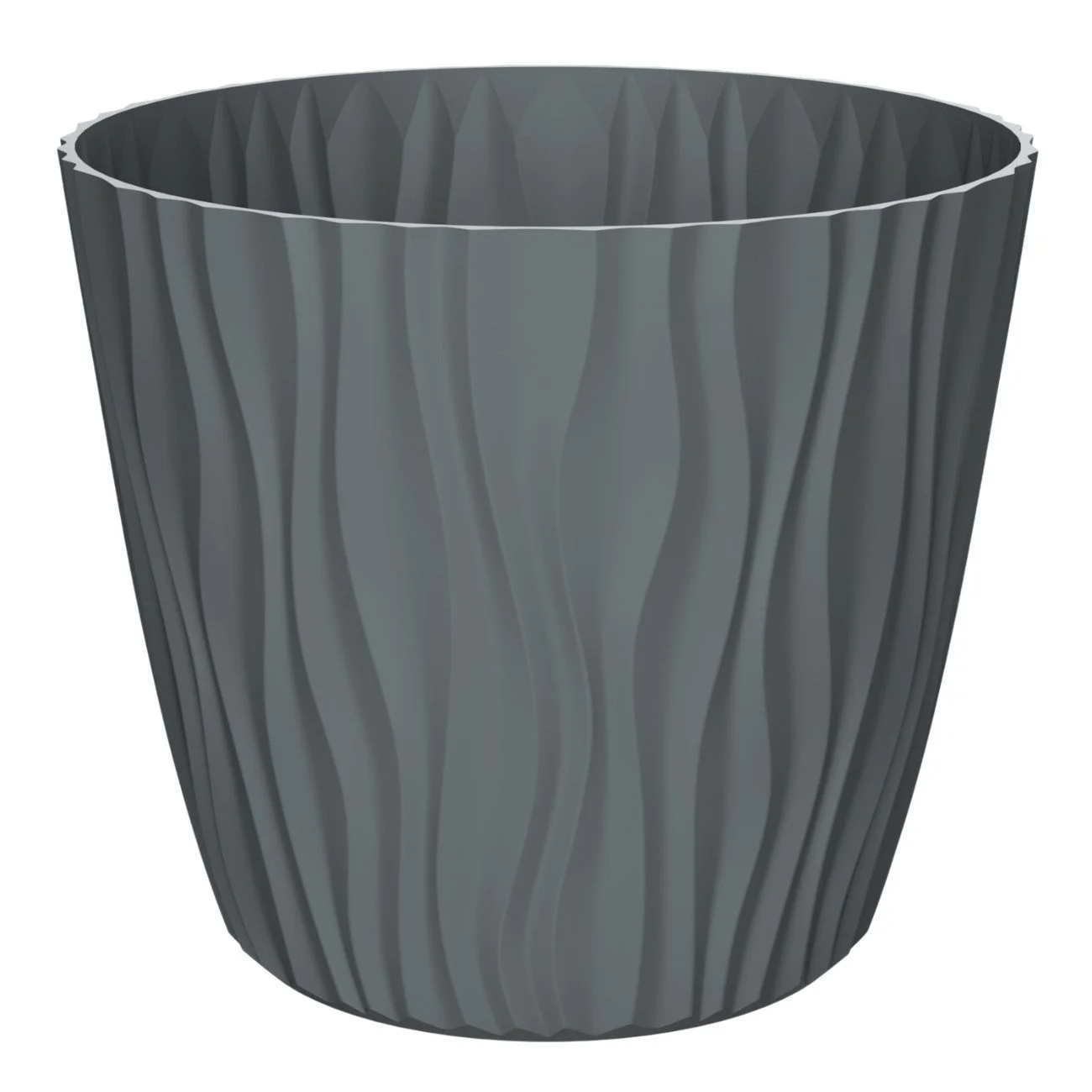 ENGELLAND – Blumentopf mit Drainagesystem & 3D-Wellenoptik