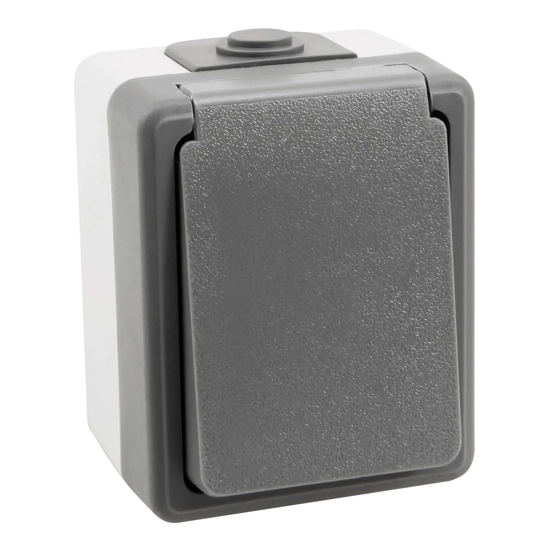 Aufputz-Steckdose „Secure“ – Feuchtraum IP44, 1-fach, 16A