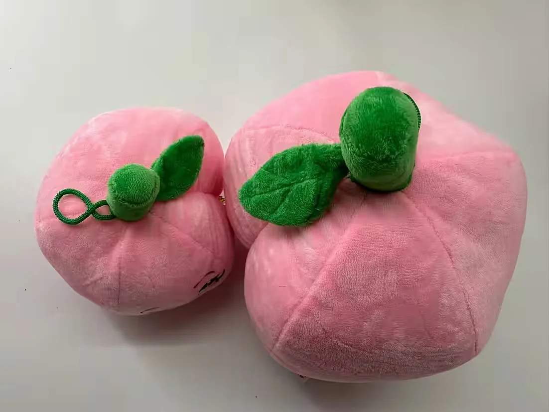 SOMA Kuscheltier Boba Pfirsich Plüschtier Stofftier 14 cm für Kinder