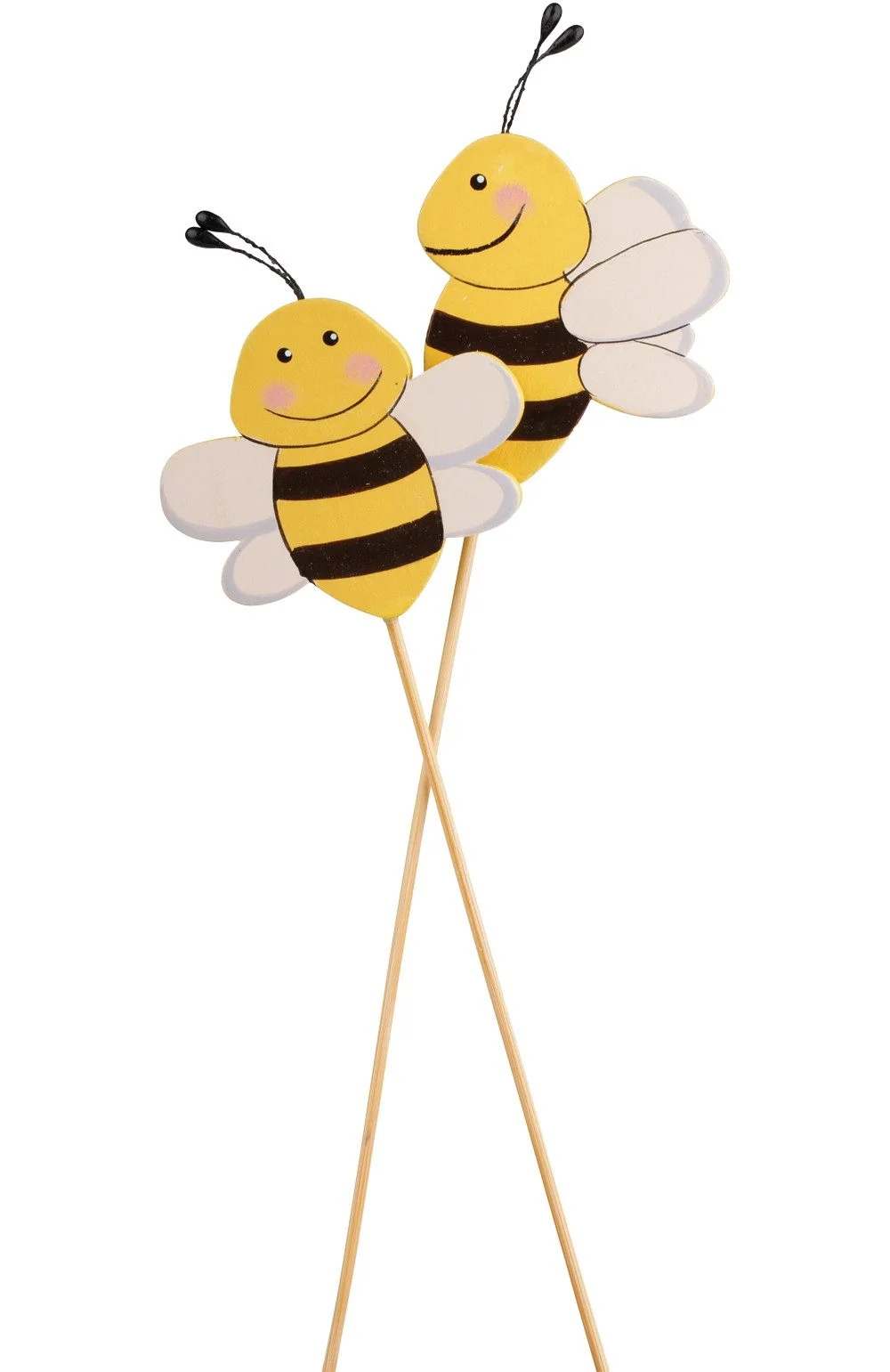 Holzstecker „Biene Susi & Willy“ – 2 Stück