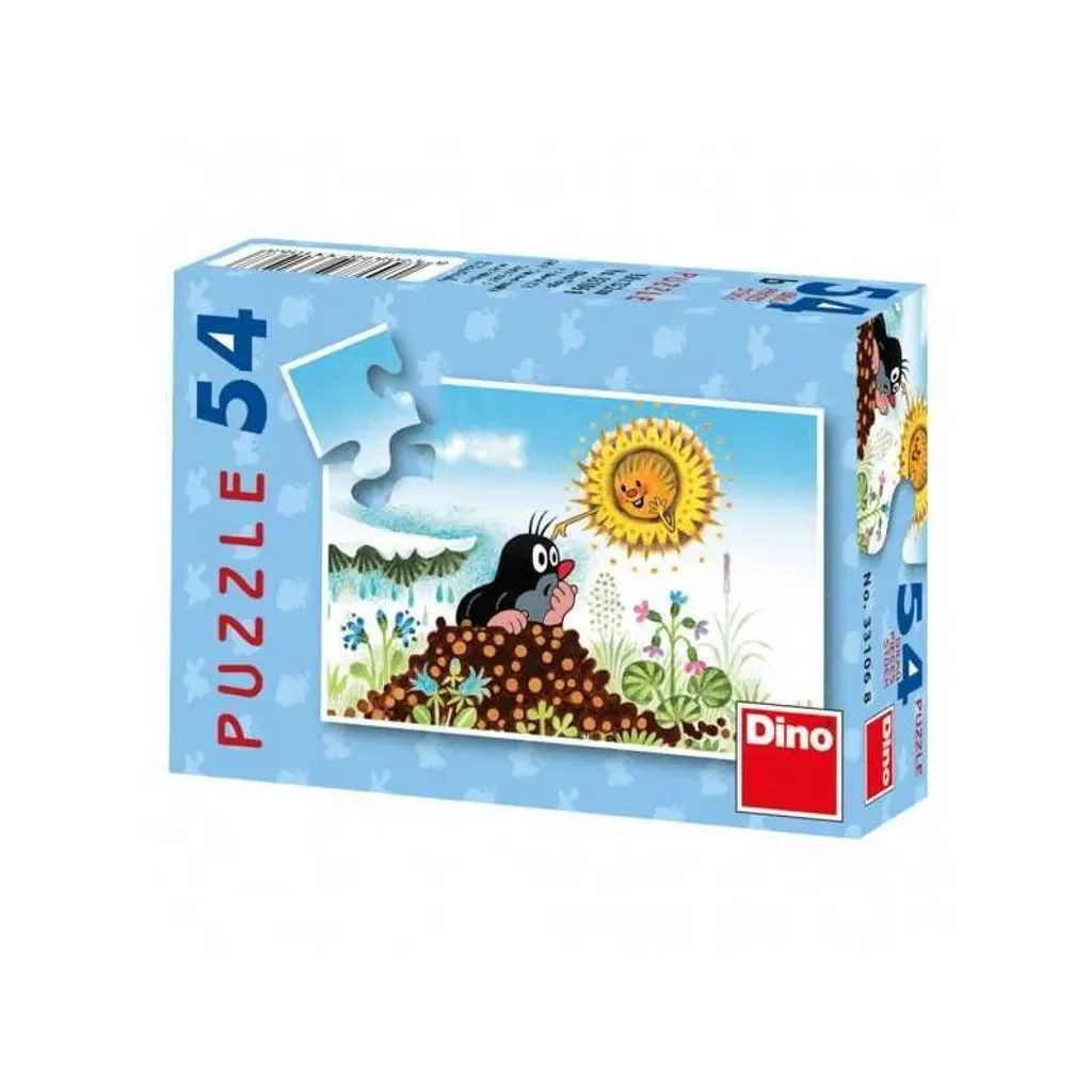 DINO Puzzle Maulwurf mit Ballon 54 Teile Kinderpuzzle