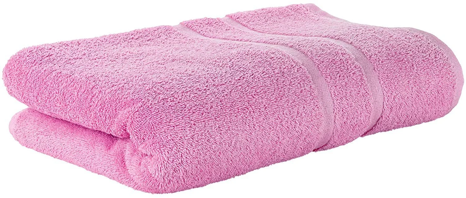 STICKANDSHINE Frottee-Handtücher – Rosa, 100% Baumwolle, 500 g/m²