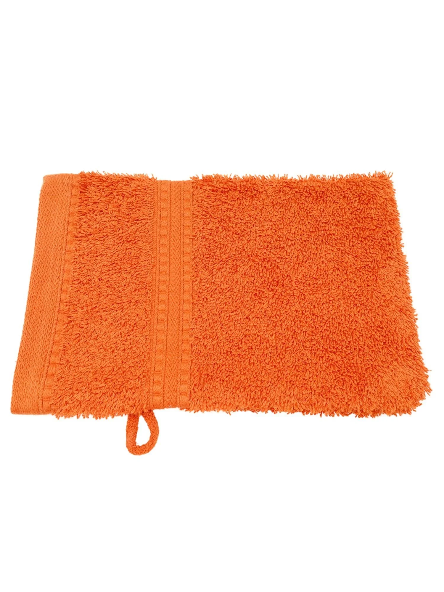 JULIE JULSEN BIO Waschhandschuh – Terrakotta · 15 × 21 cm